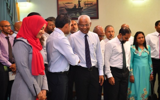 Coruptionge vabaa fohelaigen noonee kuriwe nulibeyne: Raees Solih