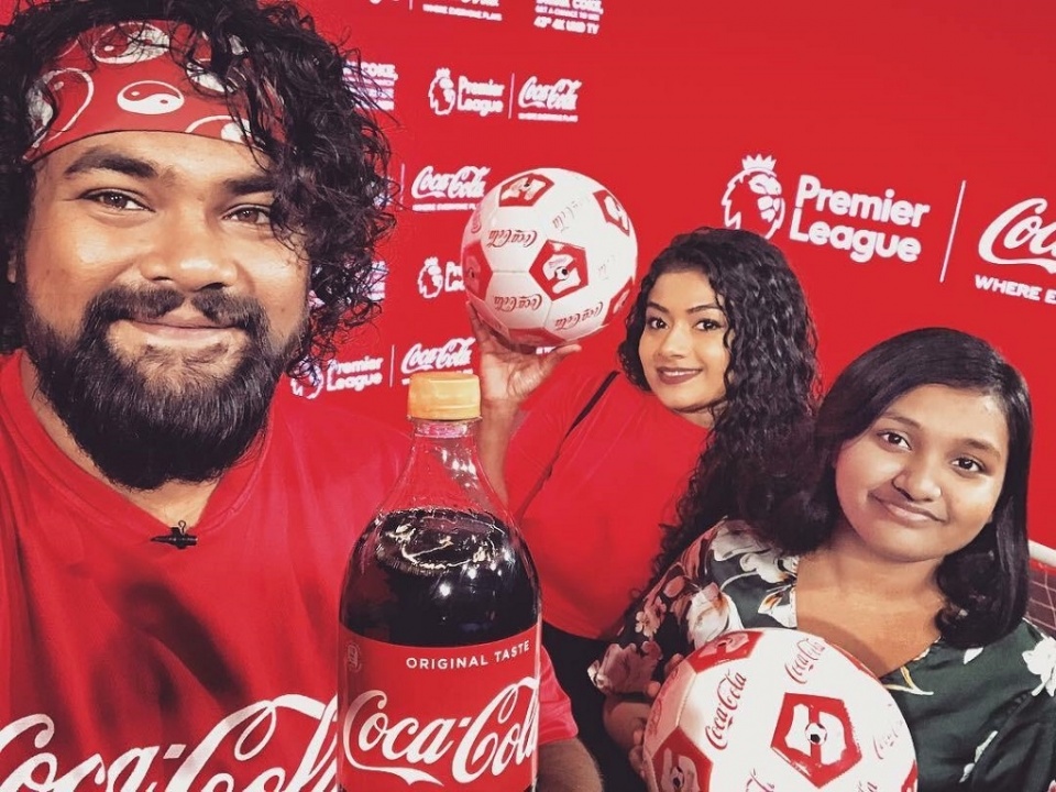 Coca cola inn Premier League match balaalandhaa dhevana naseebuveriya hovaifi
