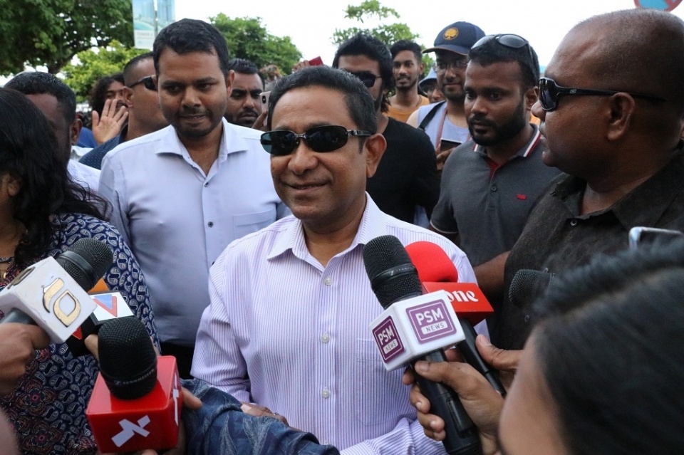 Raees Yameen dhookohlli massala alun isthunaaf kuranee