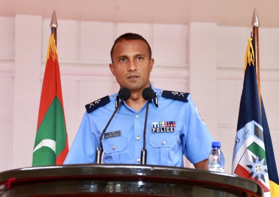 Syria gai Dhivehi police in harakaaitheri vamundhaa kamah bunaa vaahaka fuluhun dhogukoffi