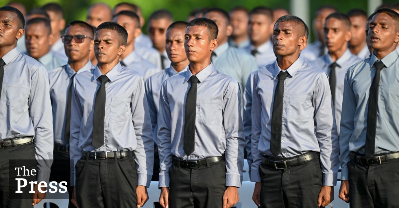 President inaugurates the Maldives National Service