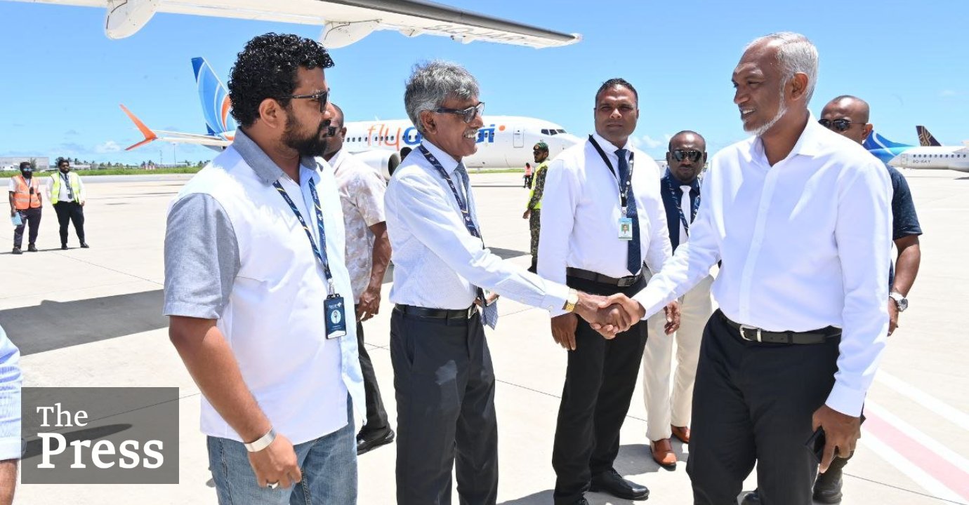 President departs on a four-day tour of Shaviyani Atoll