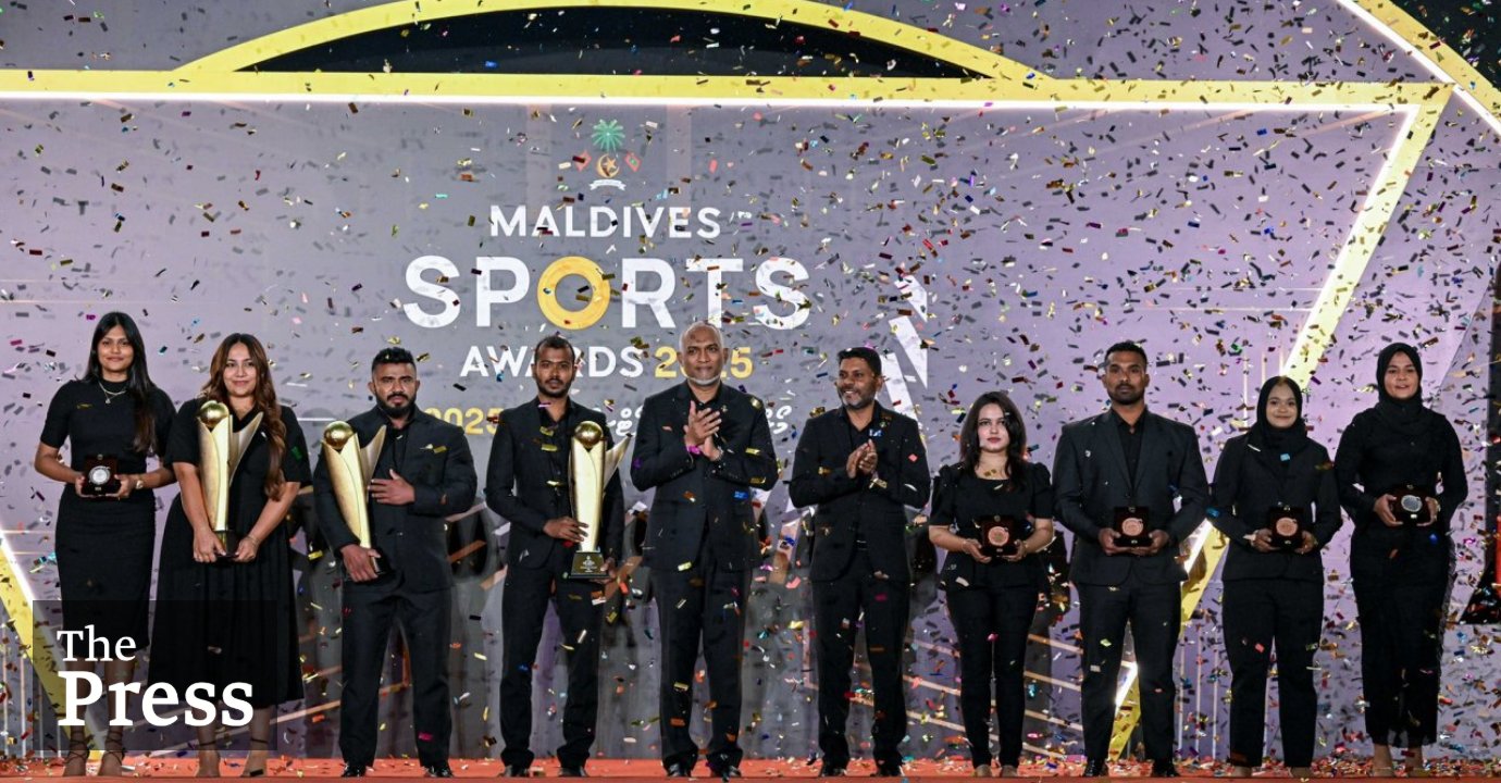 Top athletes honored at Maldives Sports Award 2025