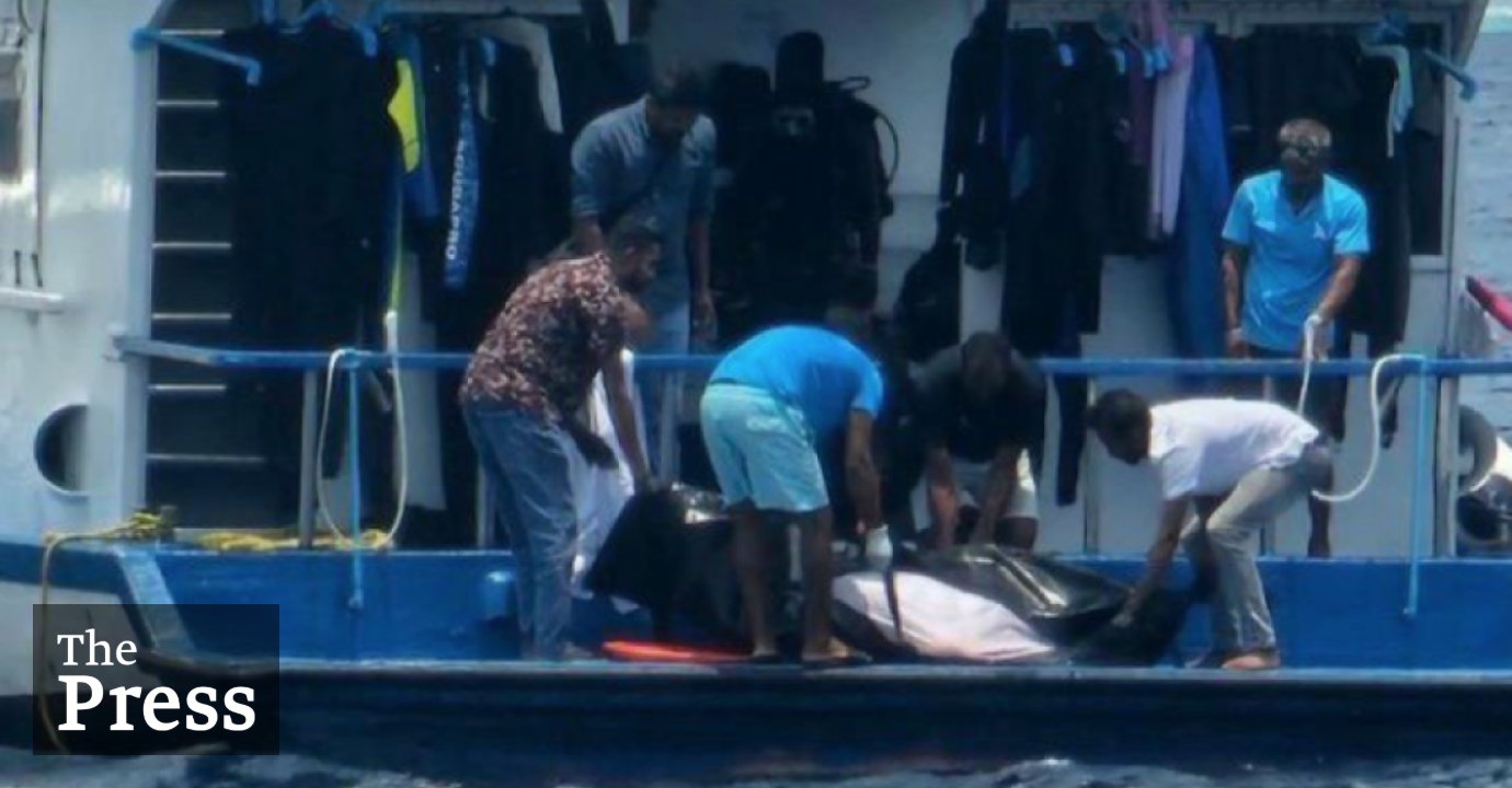 German tourist dies in the Maldives in a diving incident