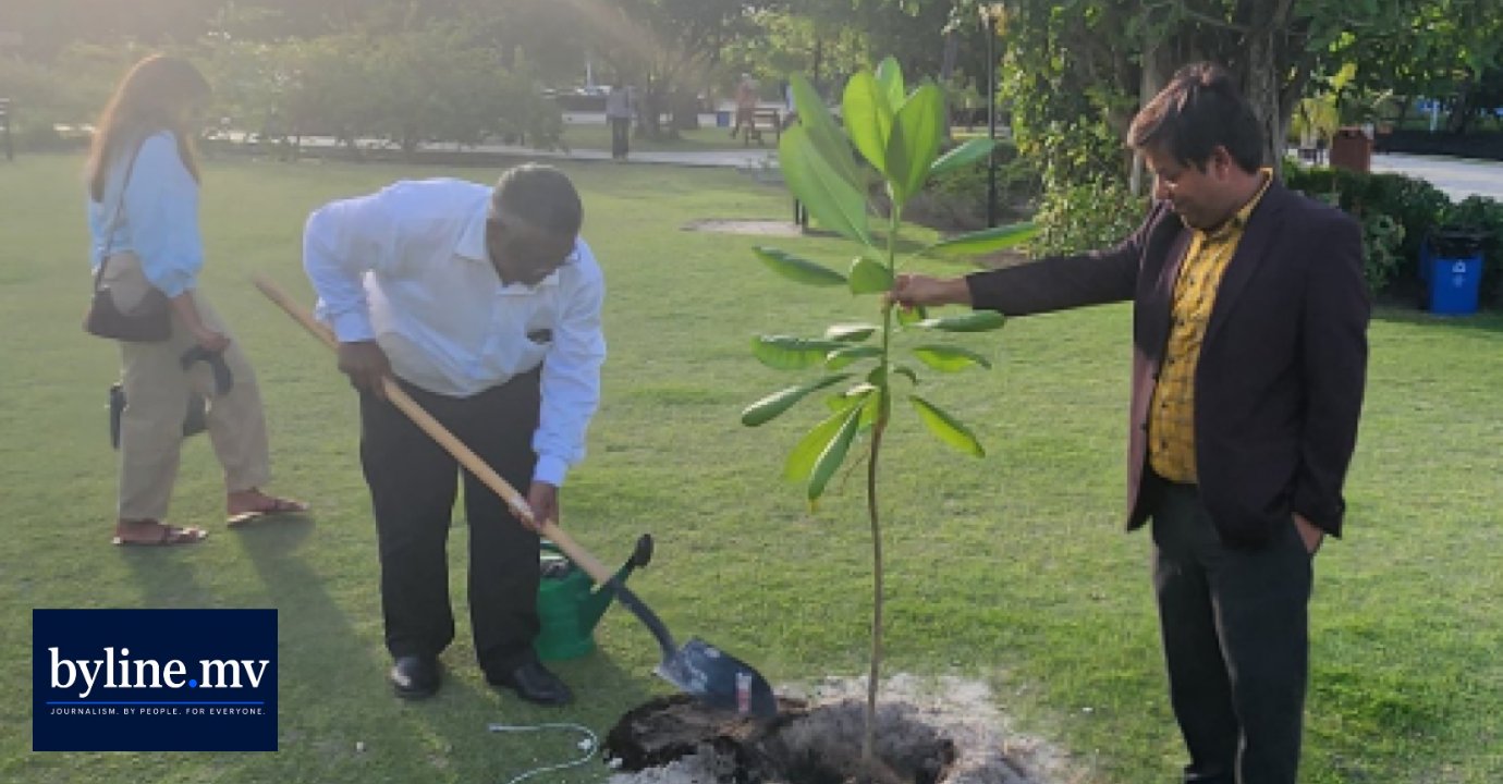 India joins Maldives independence day tree planting initiative