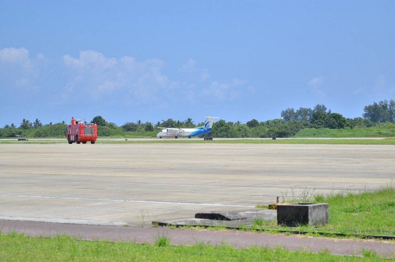 މައްސަލަ ދިމާވި މޯލްޑިވިއަންގެ ފްލައިޓް ކިއު2-118 ލޭންޑުކުރުން