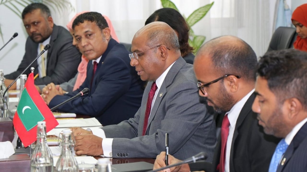 އިންޑިއާގެ ފޮރިން މިނިސްޓާ ސުޝްމާ ސްވަރާޖް ރާއްޖެއަށް ވަޑައިގަތުން