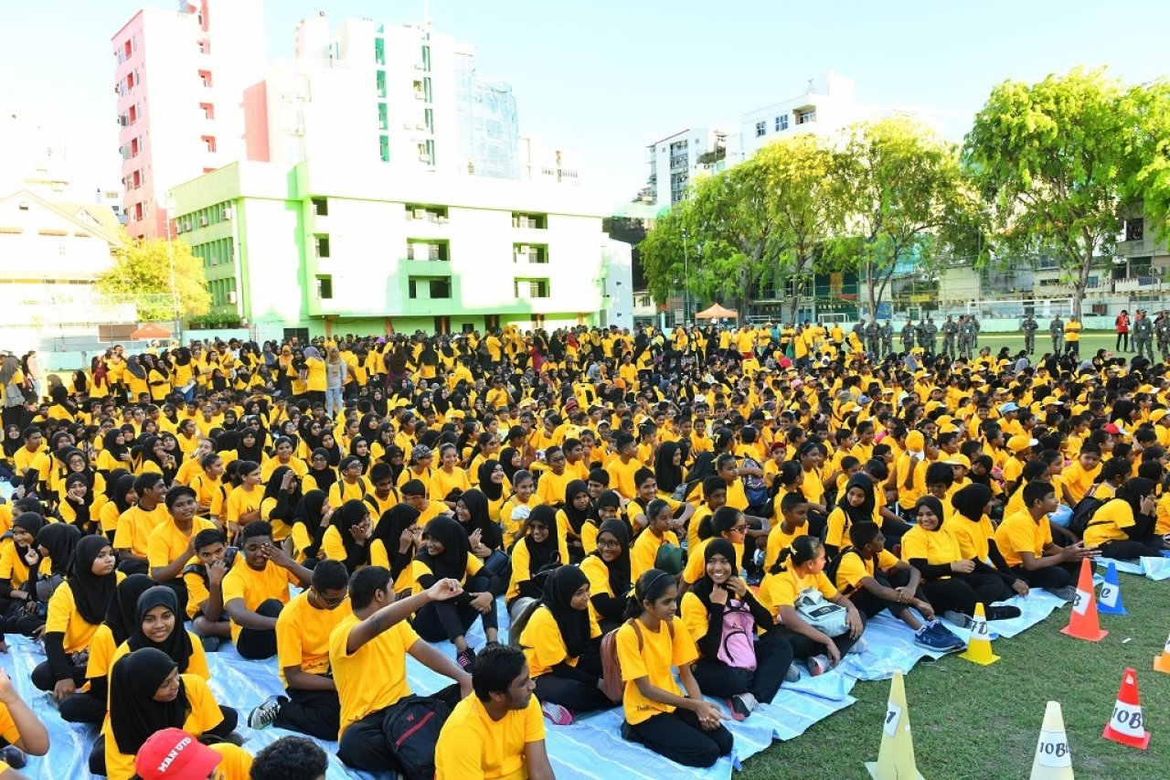 ތާޖުއްދީން ސްކޫލުގެ 30 ވަނަ އަހަރީ ދުވަސް ފާހަގަކުރަން ބޭއްވި ދުވުން 