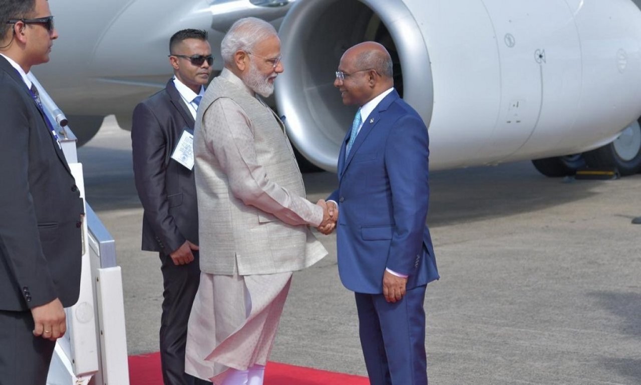 އިންޑިއާގެ ބޮޑުވަޒީރު ރާއްޖެއަށް ކުރެއްވި ފުރަމާނަ ދަތުރުފުޅު