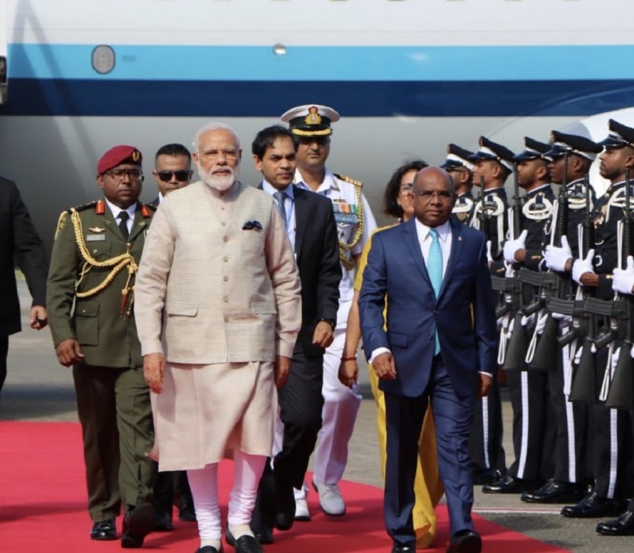 އިންޑިއާގެ ބޮޑުވަޒީރު ރާއްޖެއަށް ކުރެއްވި ފުރަމާނަ ދަތުރުފުޅު