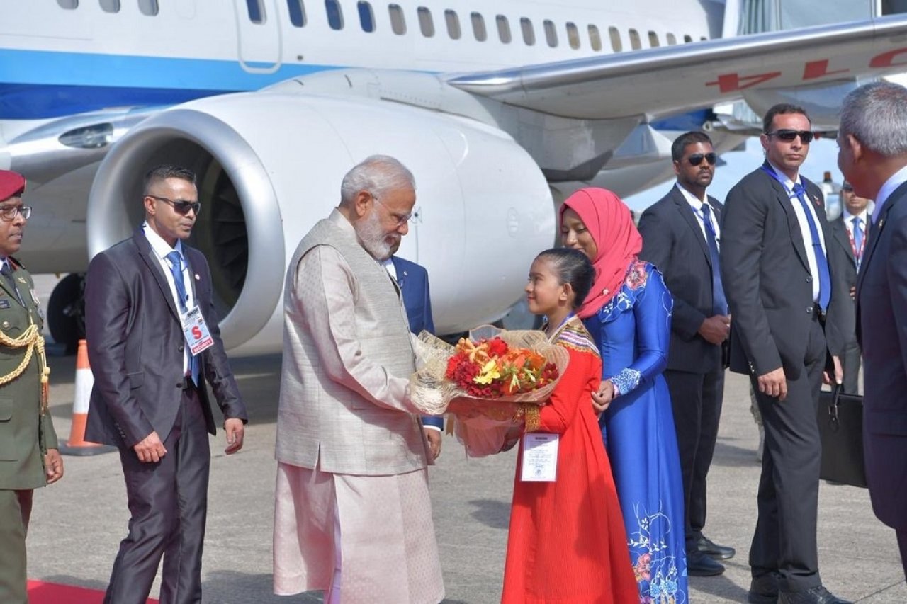 އިންޑިއާގެ ބޮޑުވަޒީރު ރާއްޖެއަށް ކުރެއްވި ފުރަމާނަ ދަތުރުފުޅު