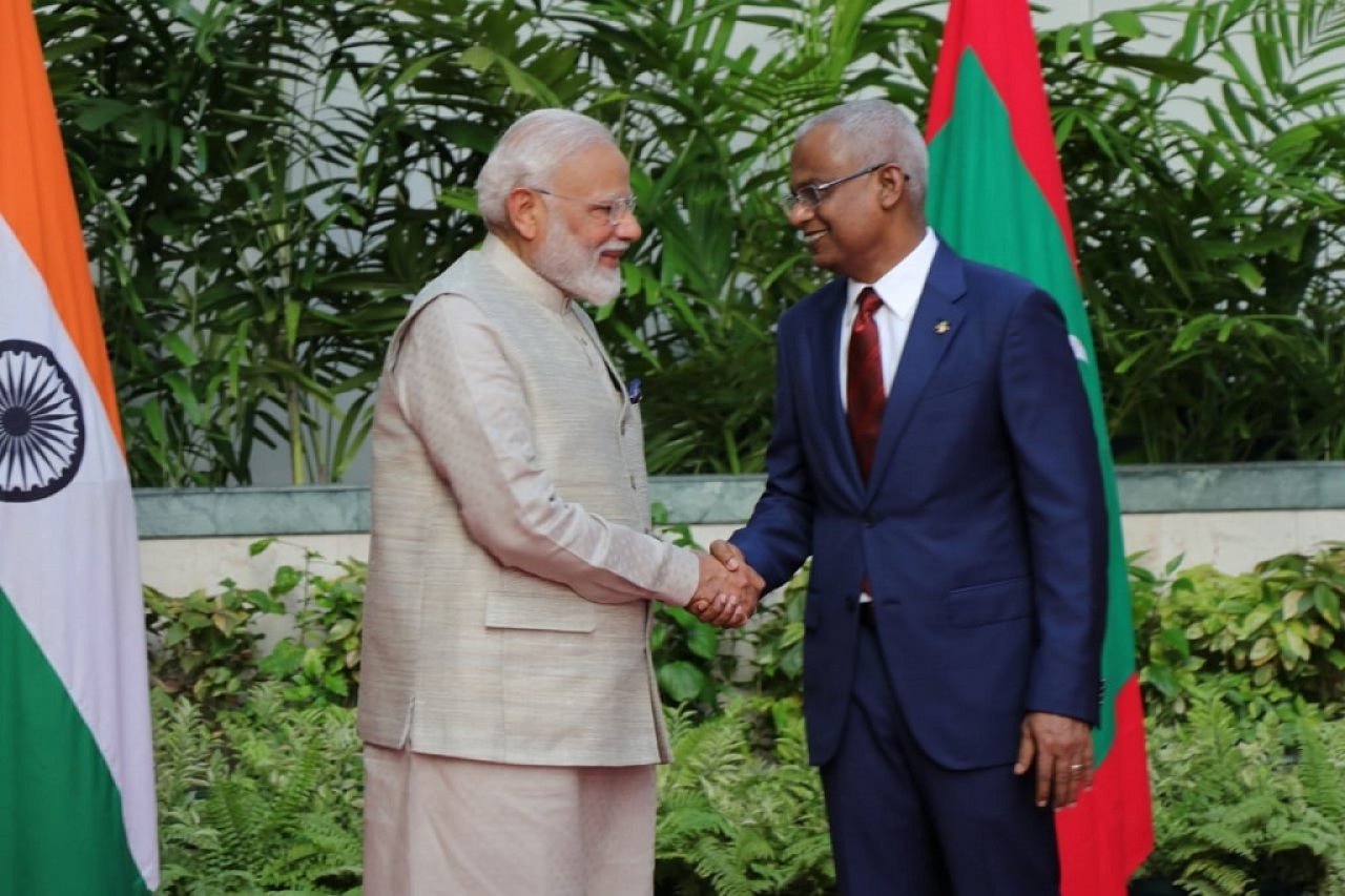 އިންޑިއާގެ ބޮޑުވަޒީރު ރާއްޖެއަށް ކުރެއްވި ފުރަމާނަ ދަތުރުފުޅު