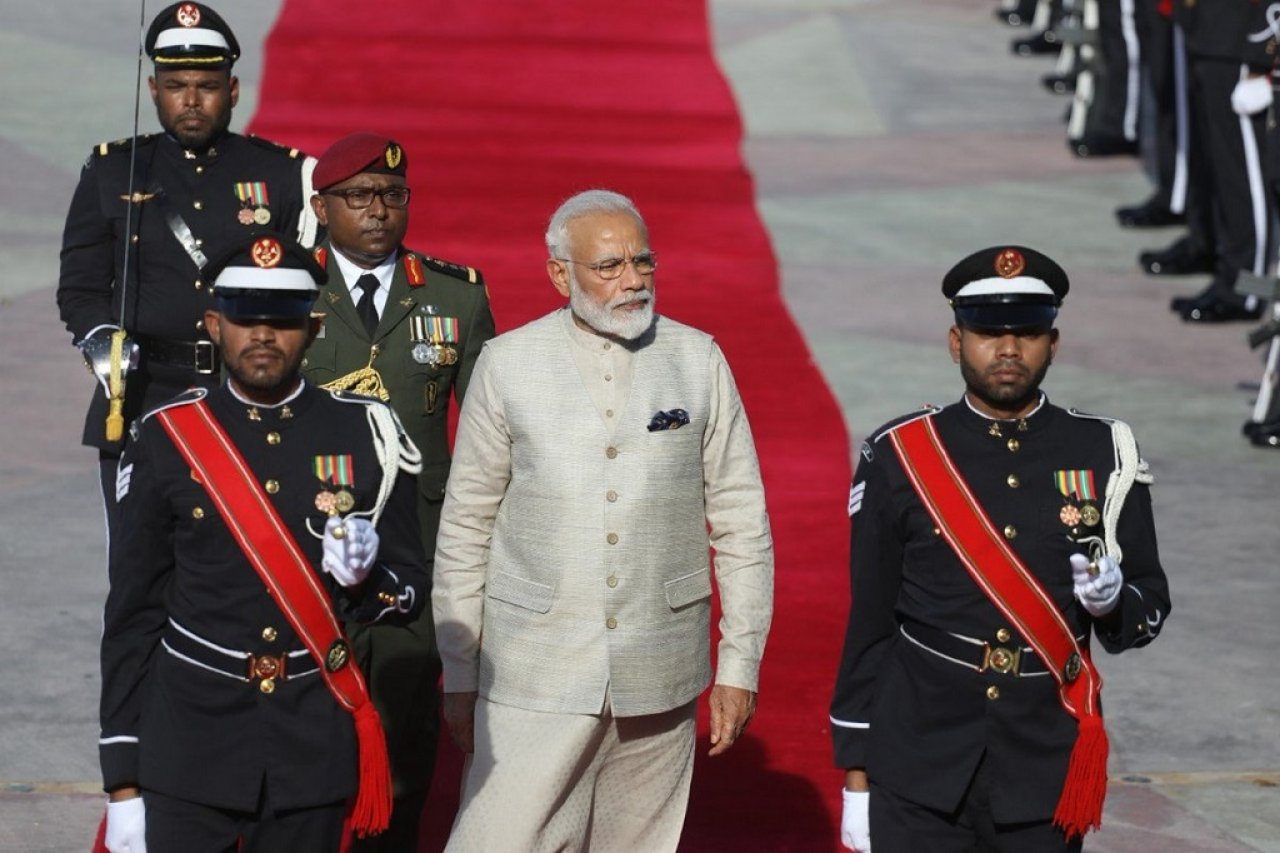 އިންޑިއާގެ ބޮޑުވަޒީރު ރާއްޖެއަށް ކުރެއްވި ފުރަމާނަ ދަތުރުފުޅު