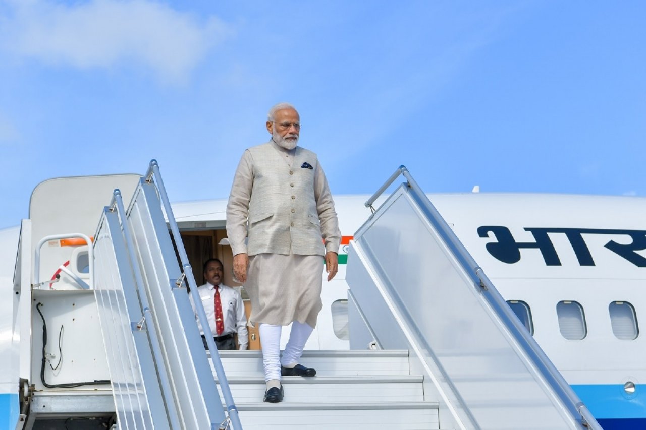 އިންޑިއާގެ ބޮޑުވަޒީރު ރާއްޖެއަށް ކުރެއްވި ފުރަމާނަ ދަތުރުފުޅު