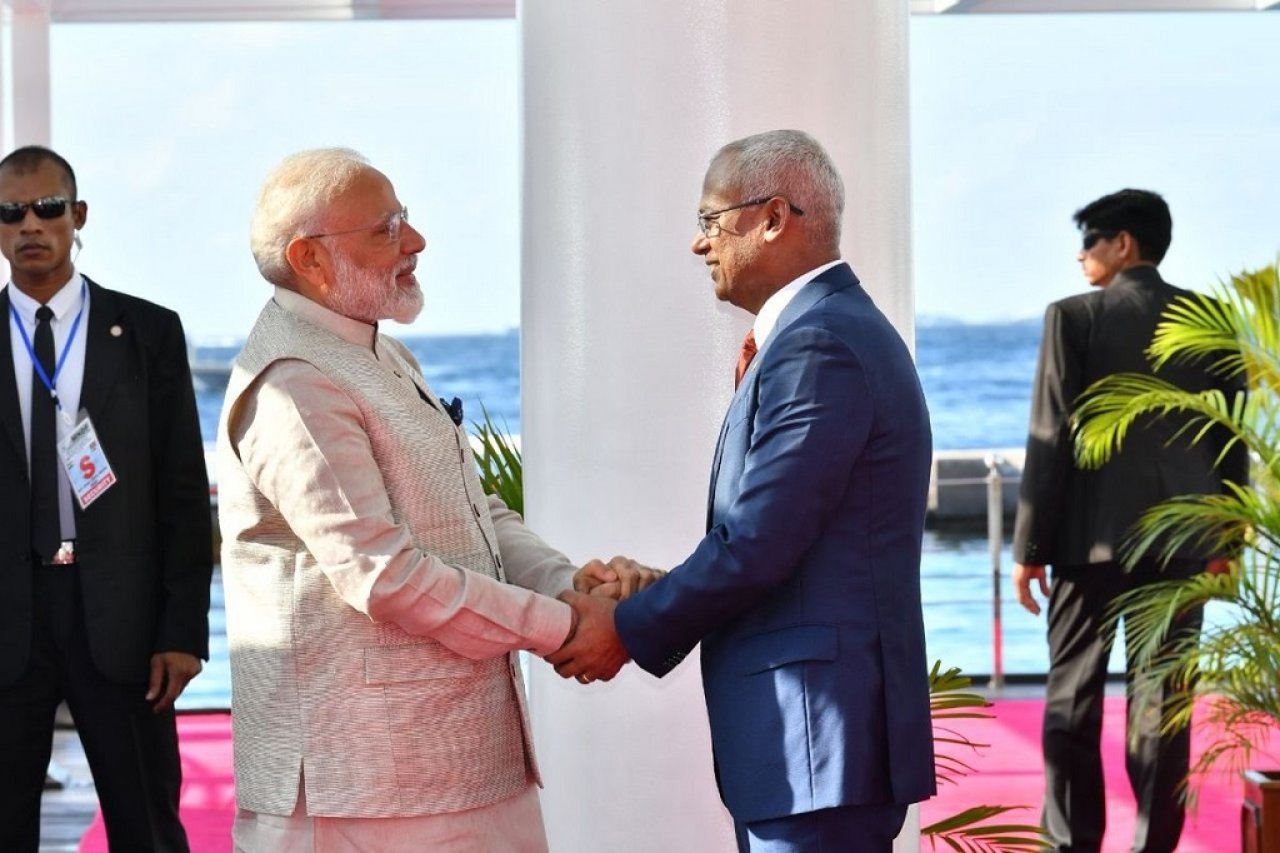 އިންޑިއާގެ ބޮޑުވަޒީރު ރާއްޖެއަށް ކުރެއްވި ފުރަމާނަ ދަތުރުފުޅު