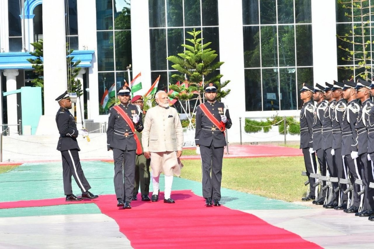 އިންޑިއާގެ ބޮޑުވަޒީރު ރާއްޖެއަށް ކުރެއްވި ފުރަމާނަ ދަތުރުފުޅު