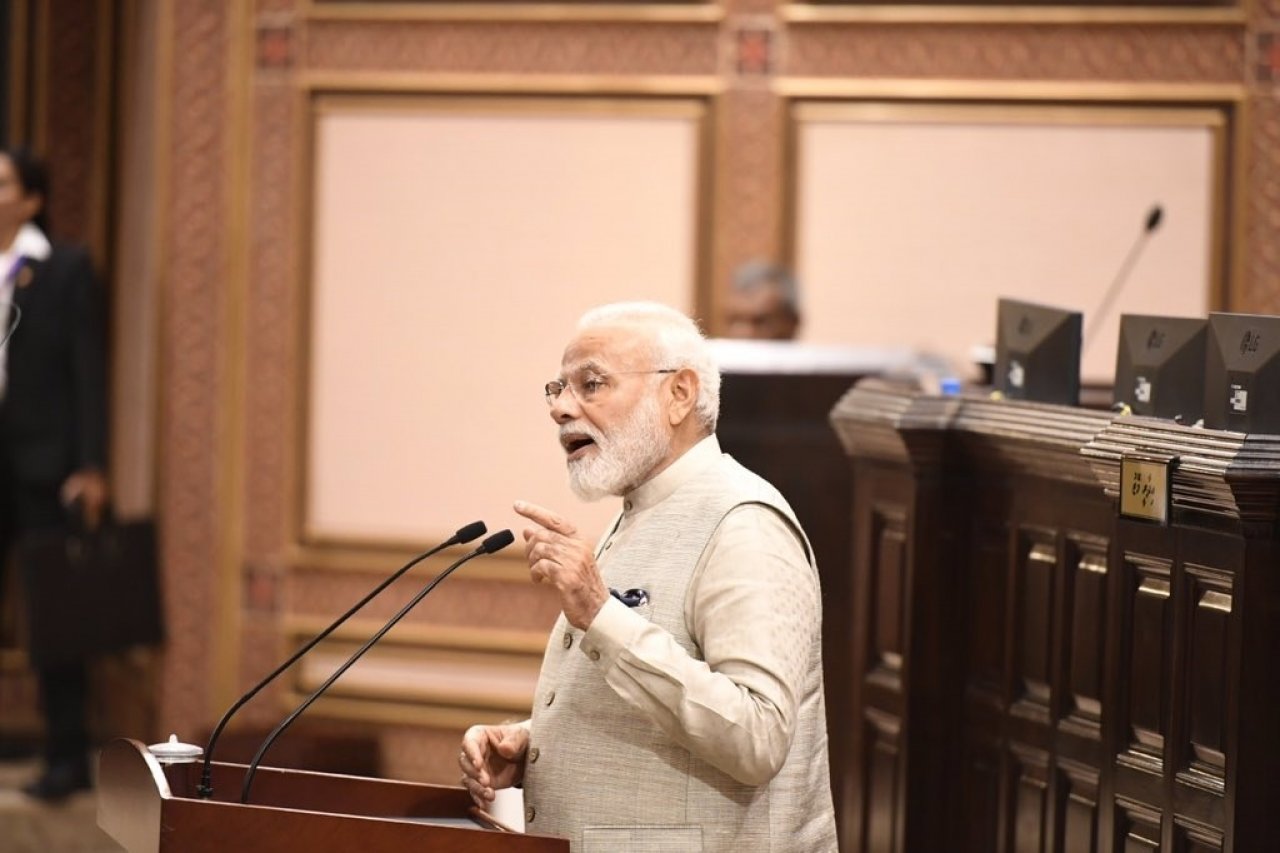 އިންޑިއާގެ ބޮޑުވަޒީރު ރާއްޖެއަށް ކުރެއްވި ފުރަމާނަ ދަތުރުފުޅު