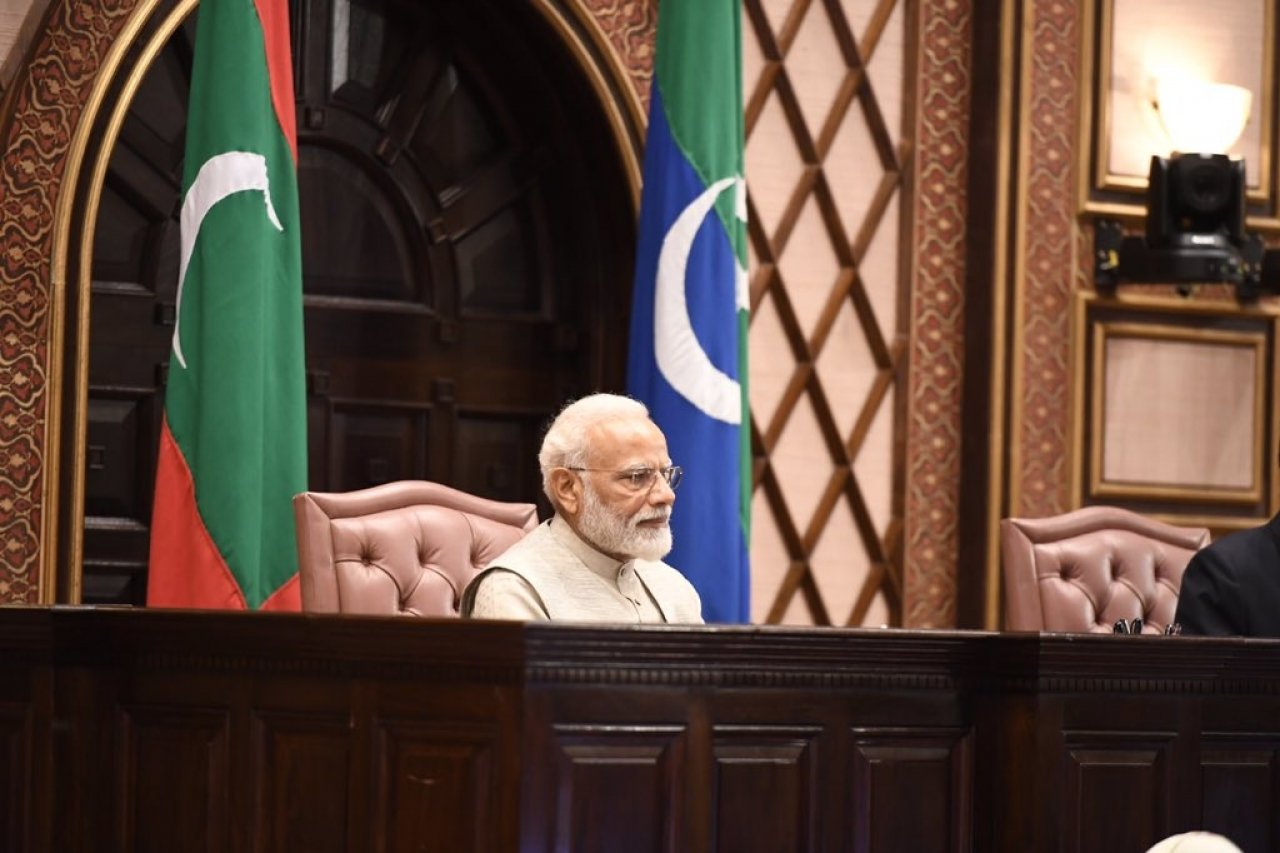 އިންޑިއާގެ ބޮޑުވަޒީރު ރާއްޖެއަށް ކުރެއްވި ފުރަމާނަ ދަތުރުފުޅު