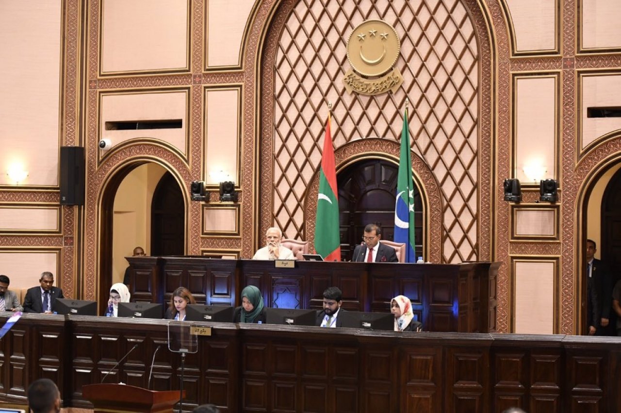 އިންޑިއާގެ ބޮޑުވަޒީރު ރާއްޖެއަށް ކުރެއްވި ފުރަމާނަ ދަތުރުފުޅު