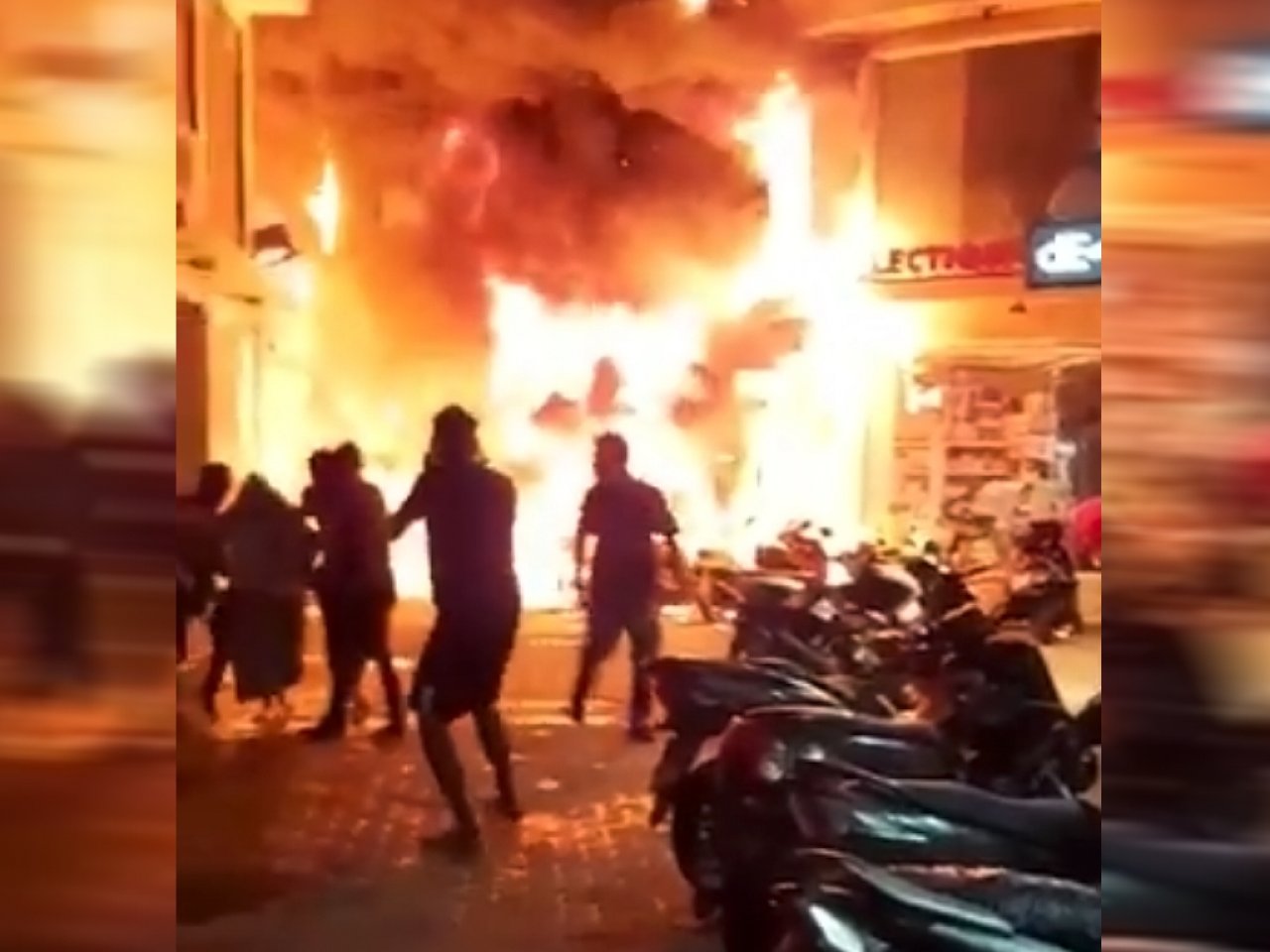 ހެންވޭރުގައި ހިނގި ބޮޑު އަލިފާނުގެ ހާދިސާ