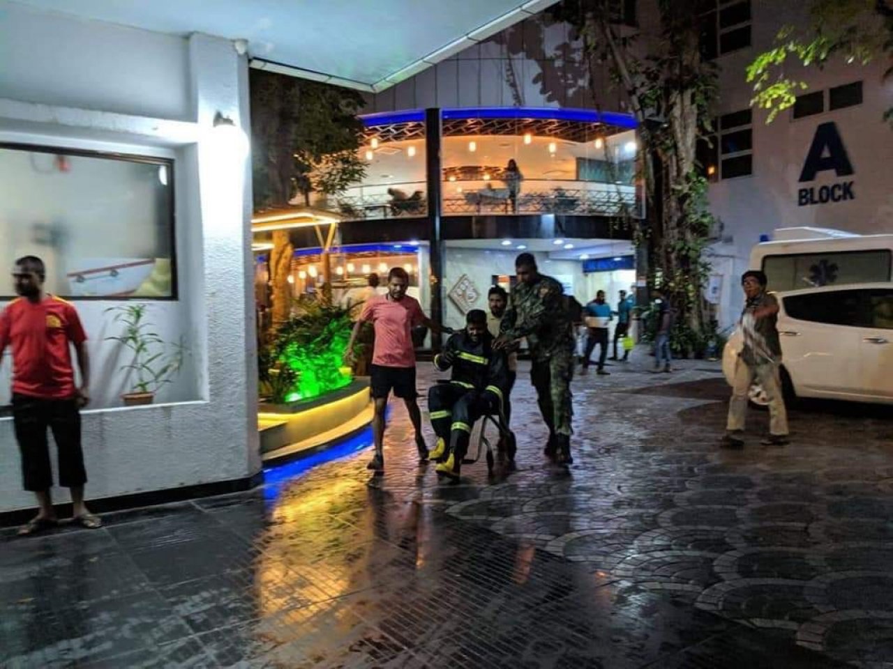 ހެންވޭރުގައި ހިނގި ބޮޑު އަލިފާނުގެ ހާދިސާ