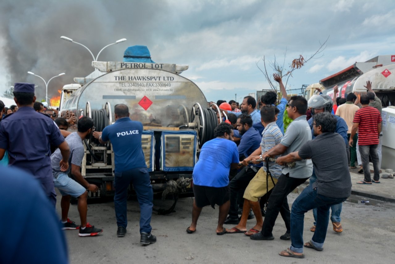 ޓީ ޖެޓީ ސަރަހައްދުގައި ހިނގައިދިޔަ އަލިފާނުގެ ހާދިސާ