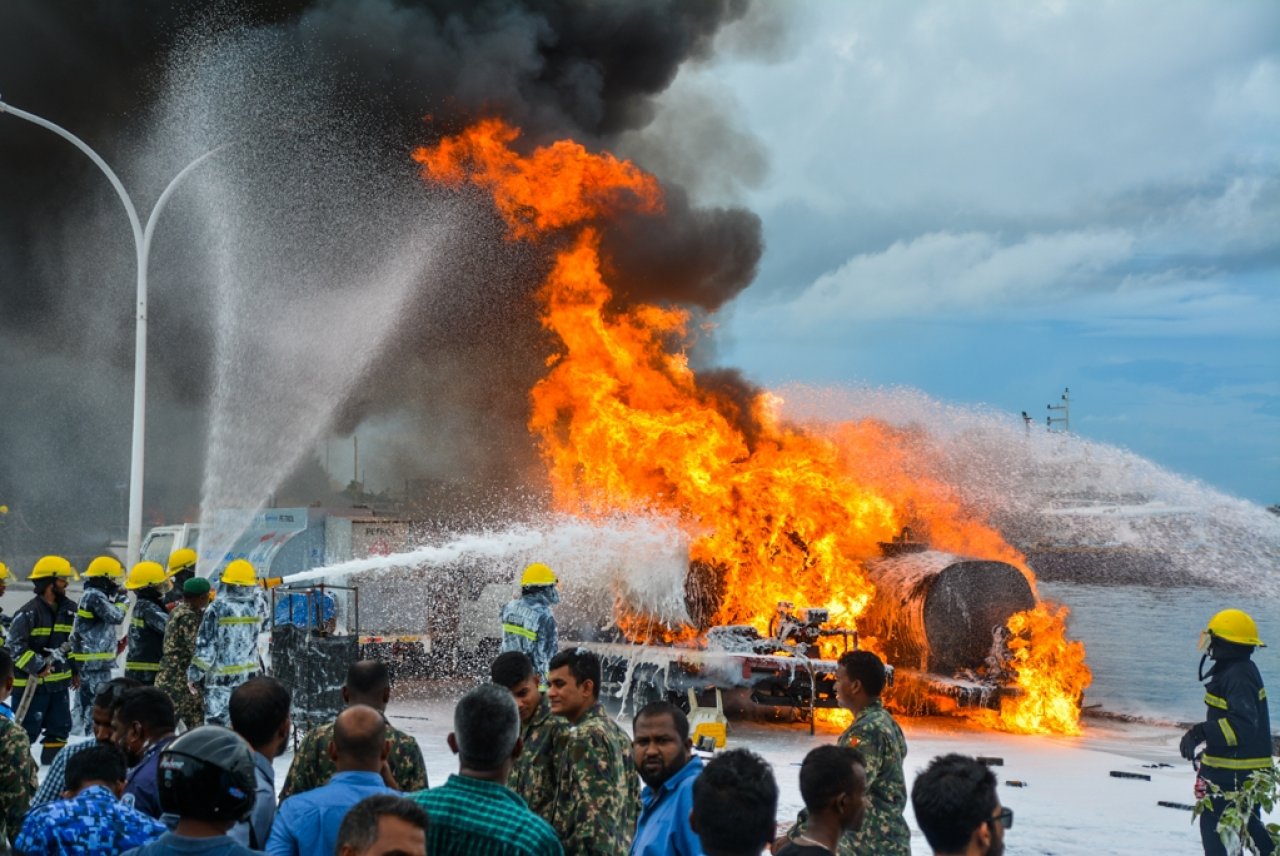 ޓީ ޖެޓީ ސަރަހައްދުގައި ހިނގައިދިޔަ އަލިފާނުގެ ހާދިސާ