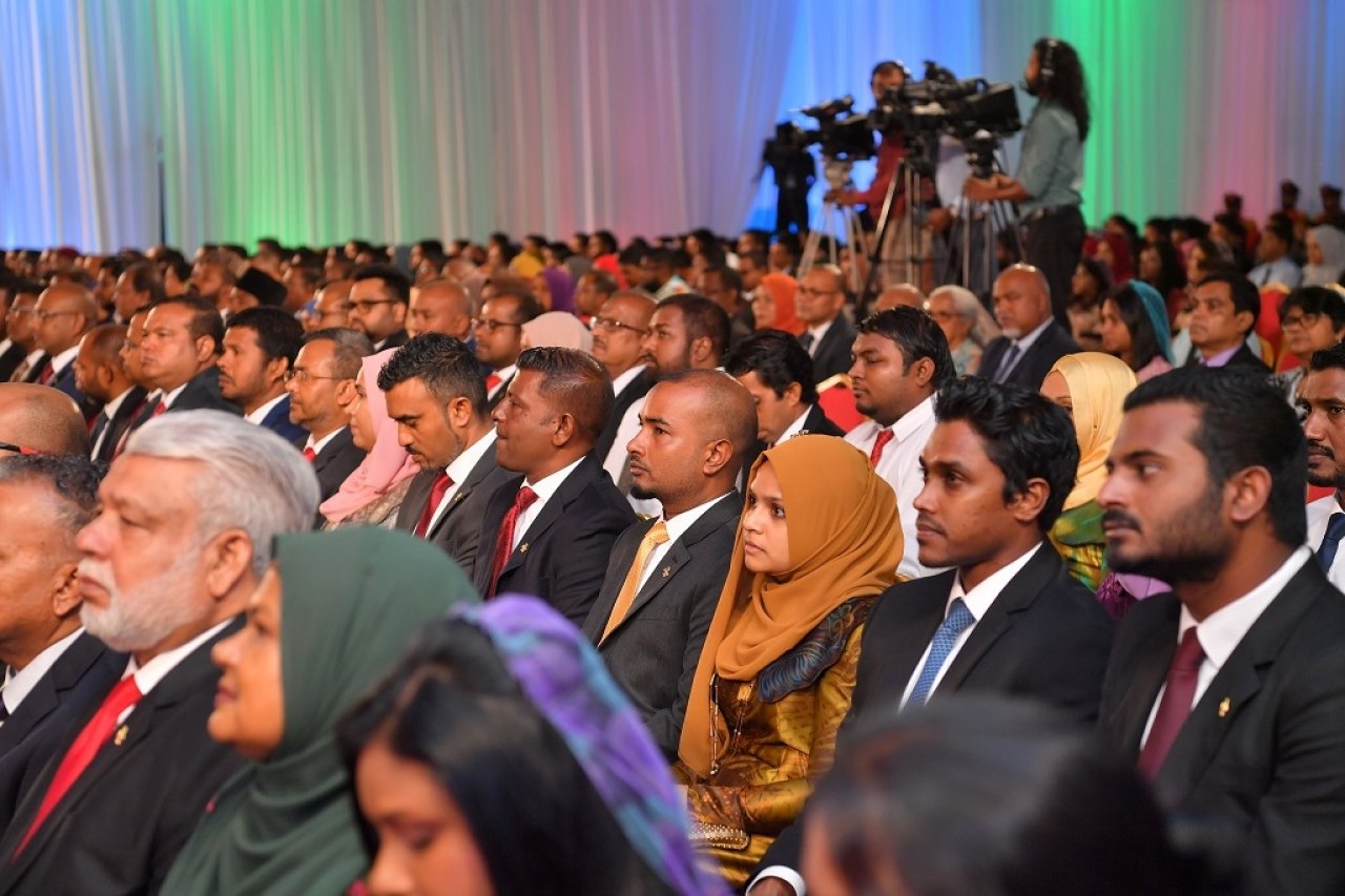 52 ވަނަ ޖުމްހޫރީ ދުވަސް ފާހަގަކުރުމުގެ ގޮތުން ބޭއްވި ރަސްމީ ޖަލްސާ