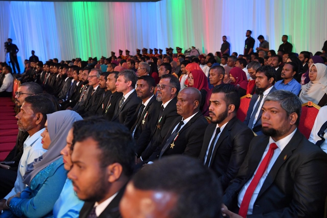 52 ވަނަ ޖުމްހޫރީ ދުވަސް ފާހަގަކުރުމުގެ ގޮތުން ބޭއްވި ރަސްމީ ޖަލްސާ