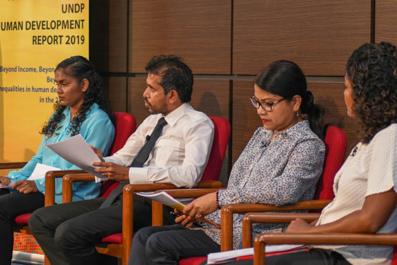 2019 ޔޫއެންޑީޕީ އިންސާނީ ތަރައްގީގެ ރިޕޯޓް އިފްތިތާހް ކުރުން