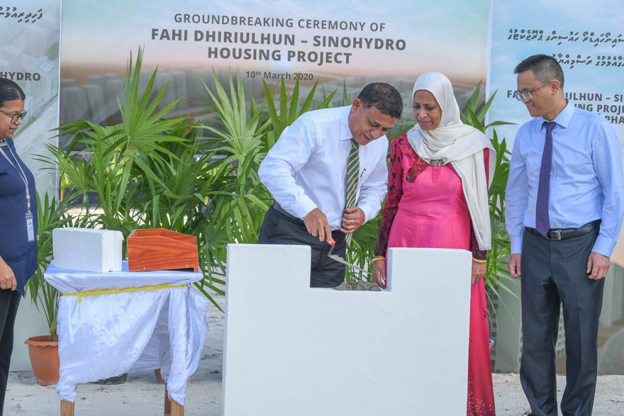 ހުޅުމާލޭގައި 1700 ސޯސަލް ހައުސިން ޔުނިޓްގެ ބިންގާ އެޅުން