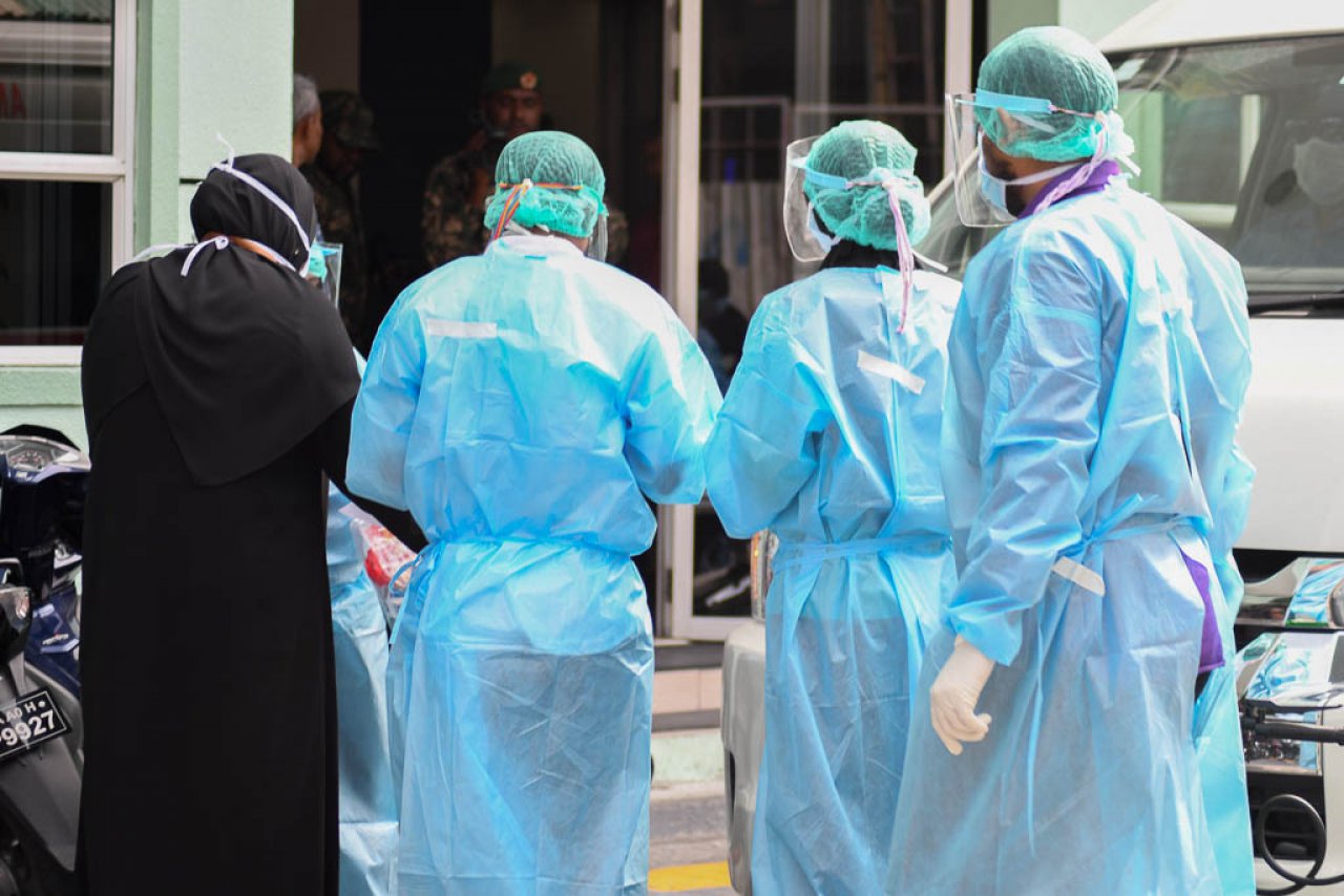 ކޮވިޑް-19އާ ގުޅިގެން ޓާސްކް ފޯސްއިން ބޭއްވި ޑްރިލް