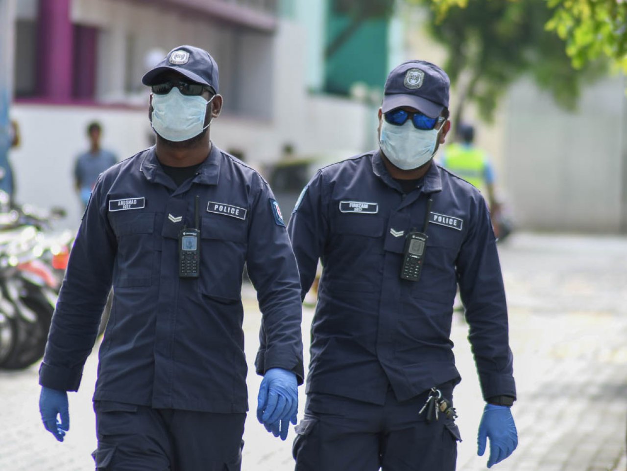 ކޮވިޑް-19އާ ގުޅިގެން ޓާސްކް ފޯސްއިން ބޭއްވި ޑްރިލް