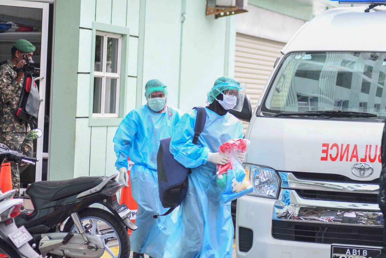 ކޮވިޑް-19އާ ގުޅިގެން ޓާސްކް ފޯސްއިން ބޭއްވި ޑްރިލް