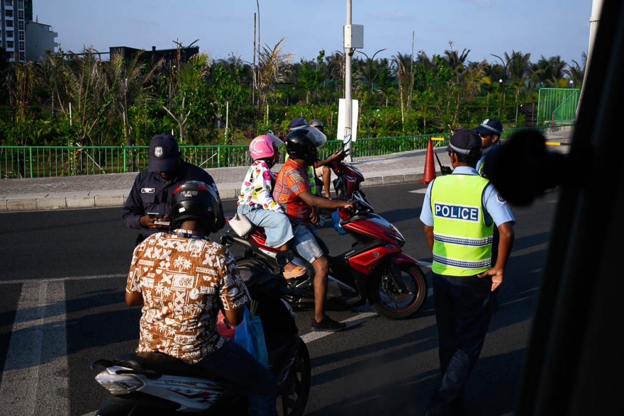 2 އޭޕްރީލް 2020 - މާލެ ސަރަހައްދަށް 3 ގަޑިއިރުގެ ކާފިއުއެއް އިއުލާންކުރުން