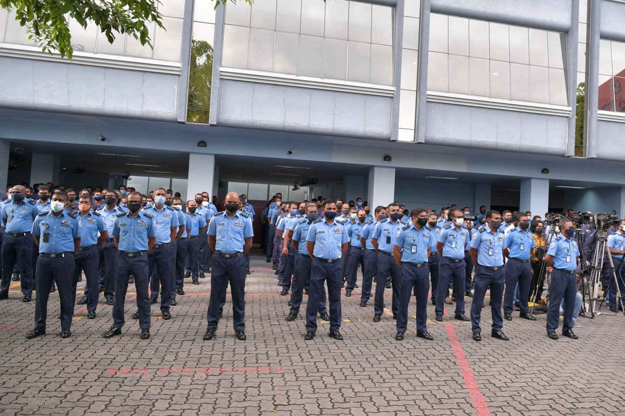 ރައީސުލްޖުމްހޫރިއްޔާ ފުލުހުންގެ މަރުކަޒަށް ވަޑައިގަތުން