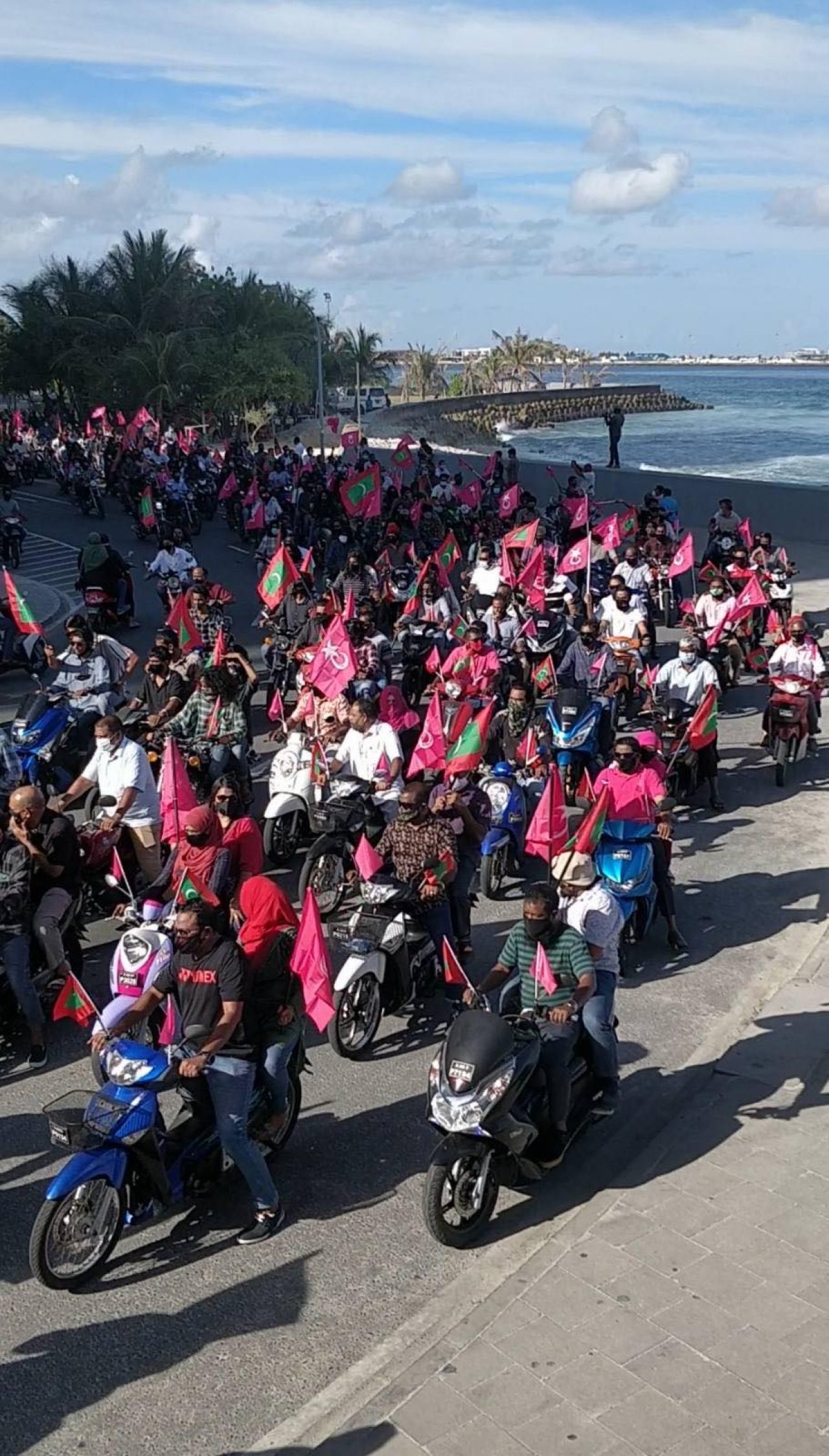 ރާއްޖެ ވިއްކާލުމާ ދެކޮޅު ނަމުގައި ޕީޕީއެމްއިން ބޭއްވި ސައިކަލް ބުރު 