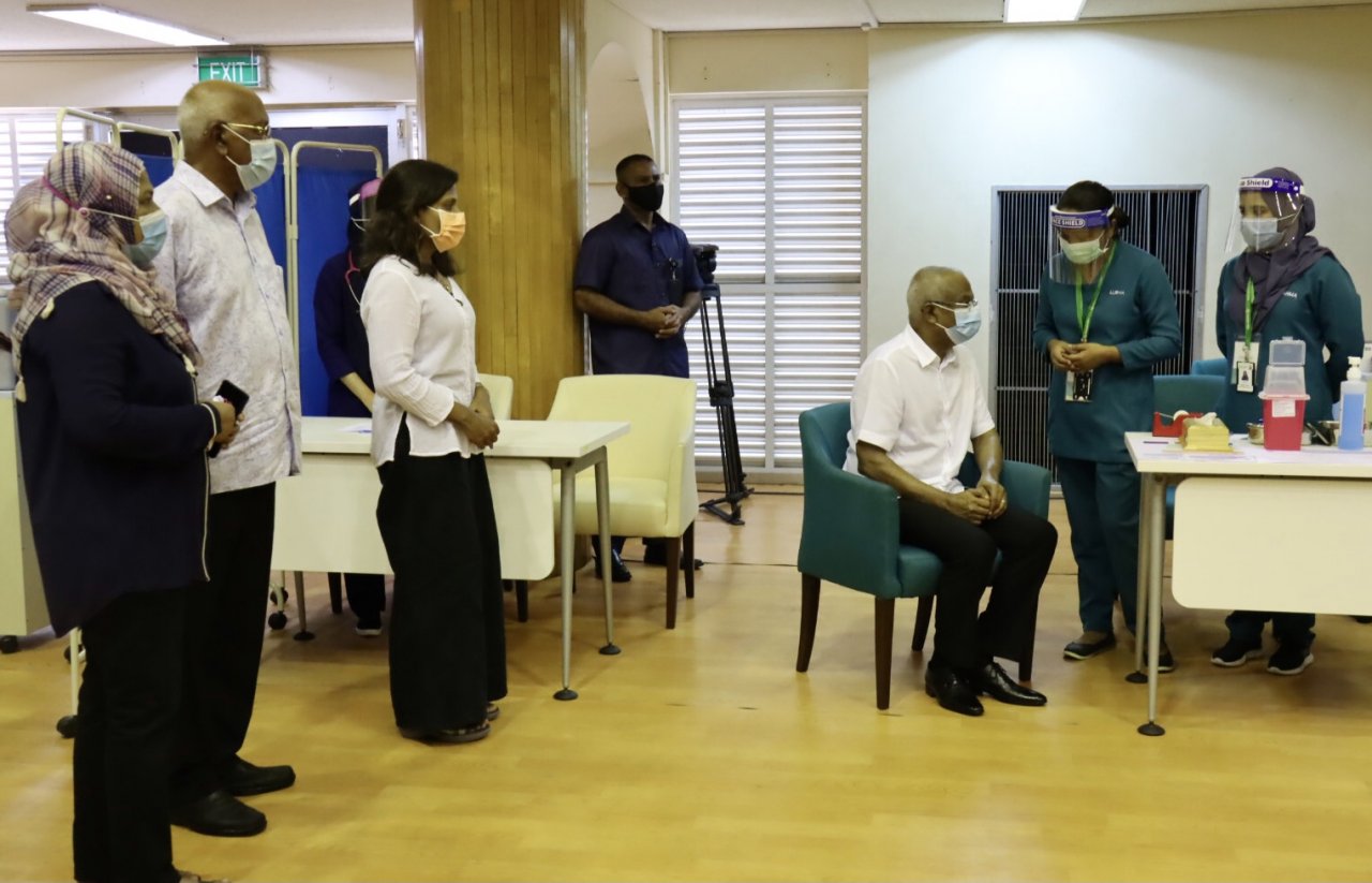 ރާއްޖޭގައި ކޮވިޑް ވެކްސިން ޖަހަން ފެށުން