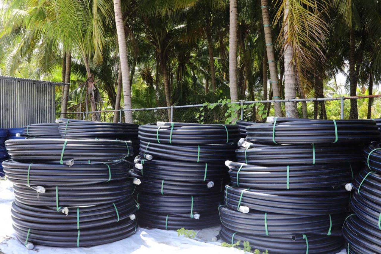 ގދ. ފިޔޯރީގެ ފެނާއި ނަރުދަމާ މަސައްކަތް