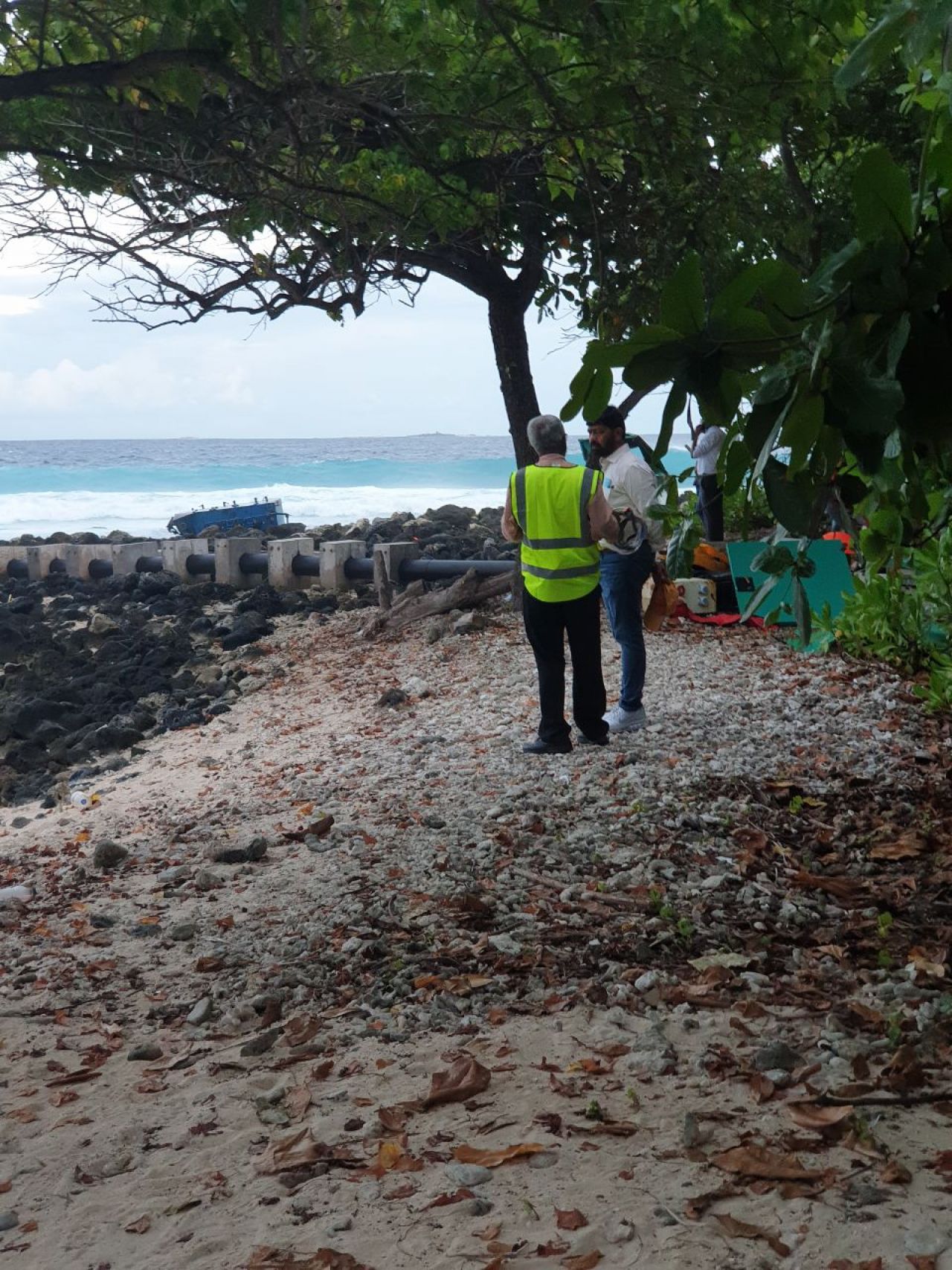 ތިލަމާލެ ބްރިޖް މަސައްކަތަށް ބޭނުންކުރާ ޕްލެޓްފޯމެއް ވިލިމާލެ ފަރަށް އަރާފައި