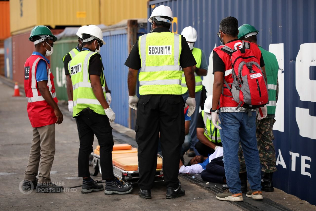 ޕޯޓް ފަޔާ އެންޑް ރެސްކިއު ޑްރިލް