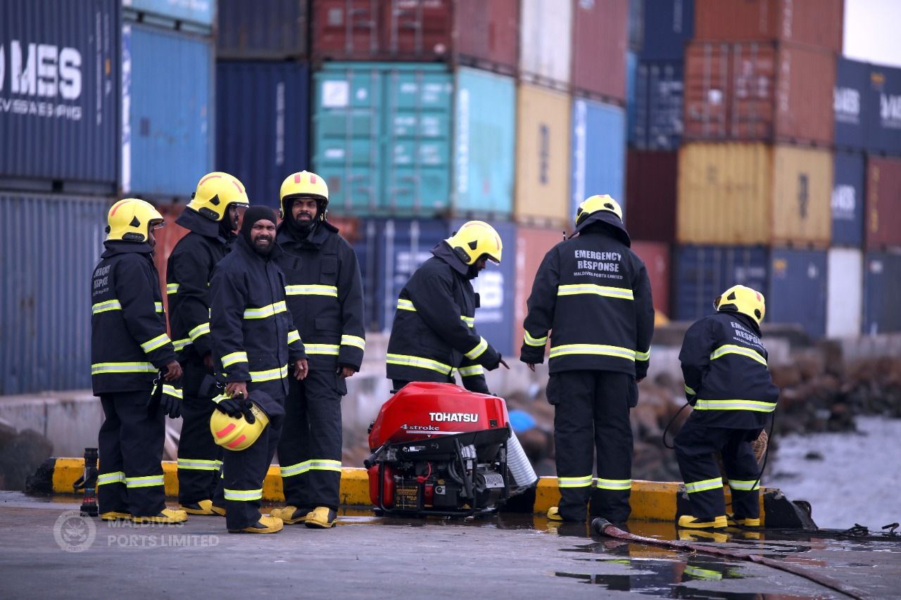 ޕޯޓް ފަޔާ އެންޑް ރެސްކިއު ޑްރިލް