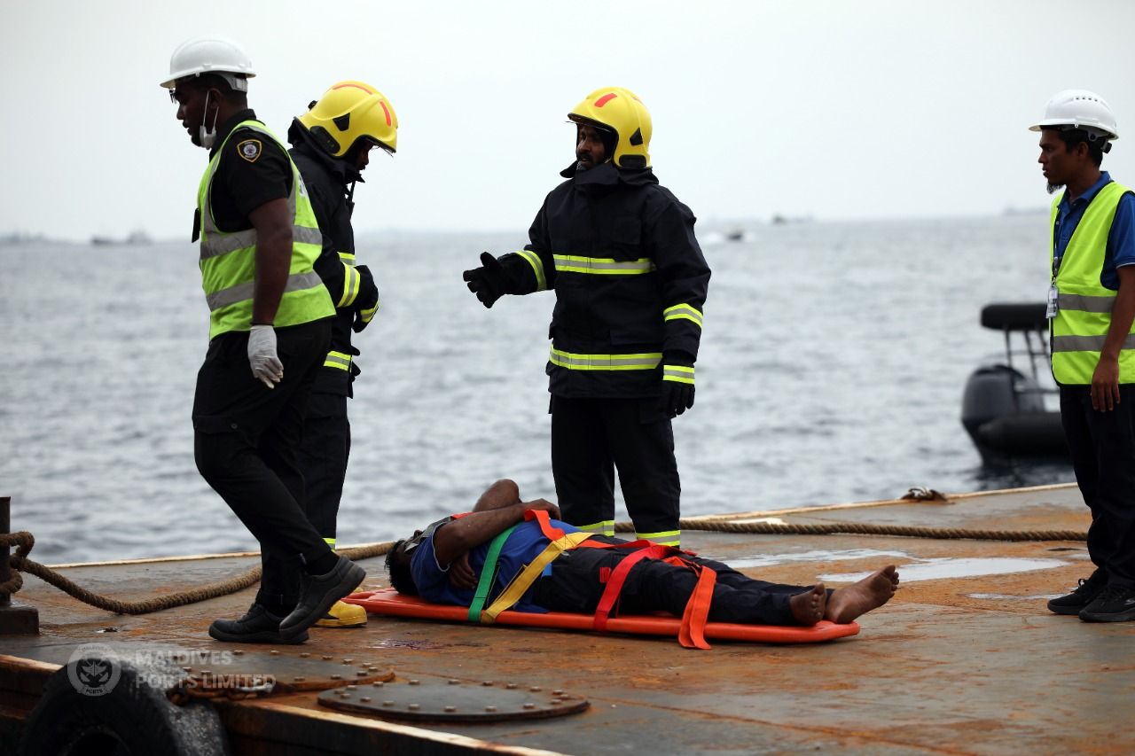 ޕޯޓް ފަޔާ އެންޑް ރެސްކިއު ޑްރިލް