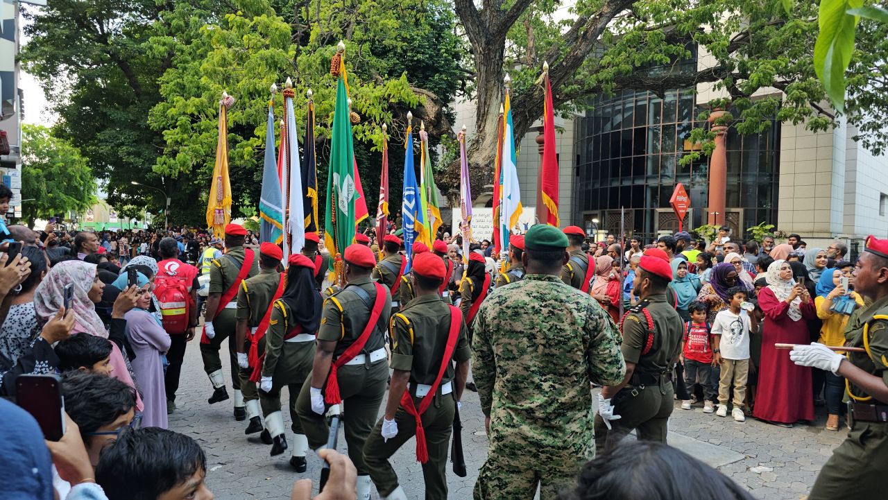 58 ވަނަ މިނިވަން ދުވަހުގެ ޕެރޭޑު