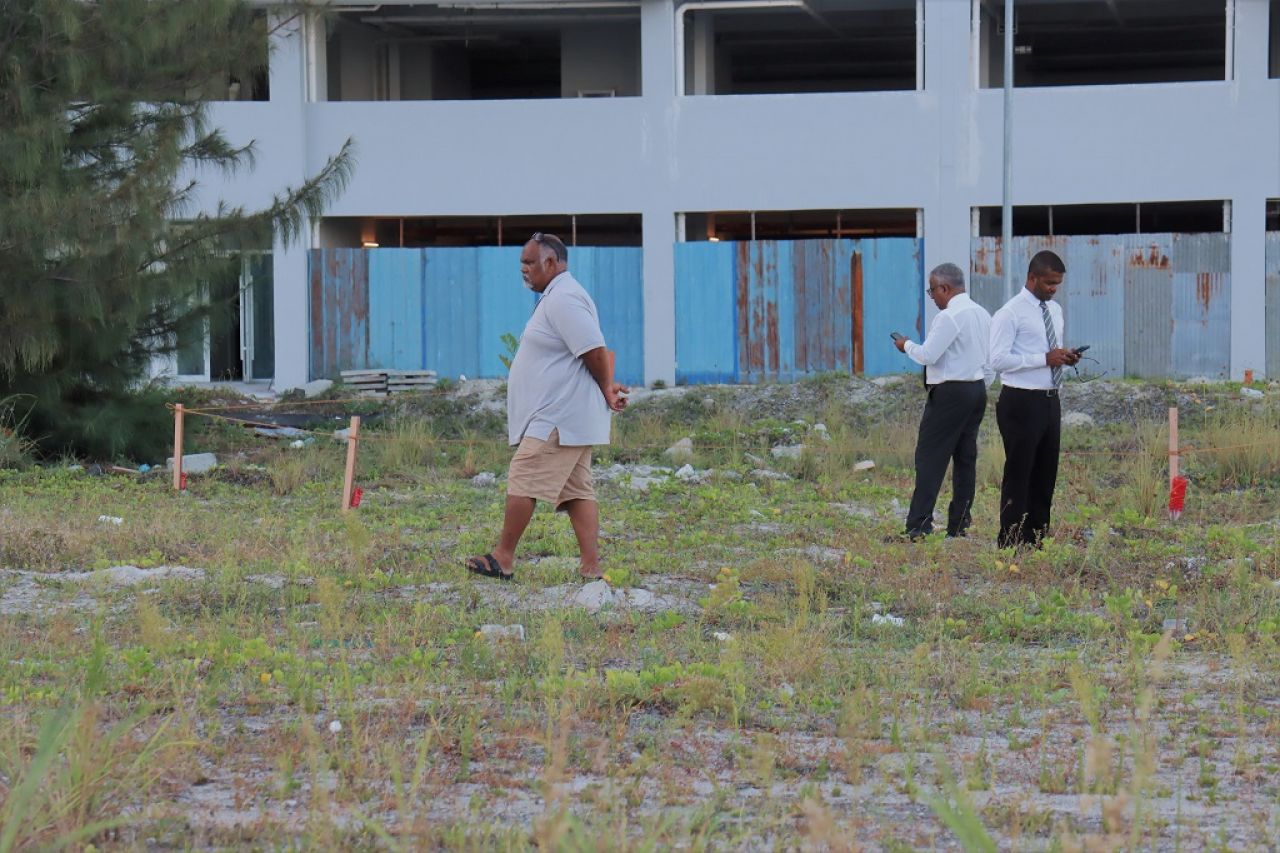 ހުޅުމާލެ ފޭސް2 އިން ގޯތި ލިބުނު މީހުންނަށް ރަޖިސްޓްރީ ހަވާލުކޮށް ބިން ކެނޑުން