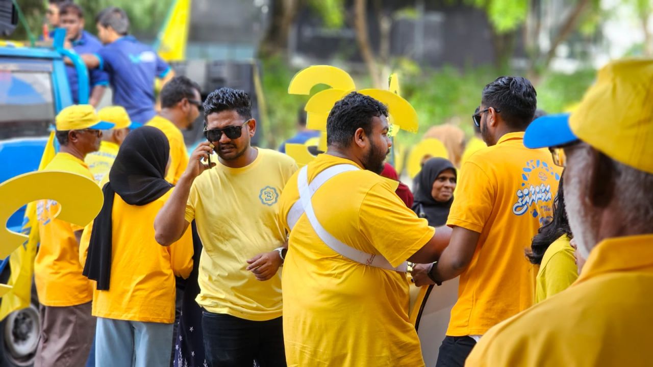 އެމްޑީޕީގެ ކެންޑިޑޭޓް ރައީސް އިބްރާހިމް މުހައްމަދު ސޯލިހުގެ ކެމްޕެއިން ނިންމާ ރެލީ