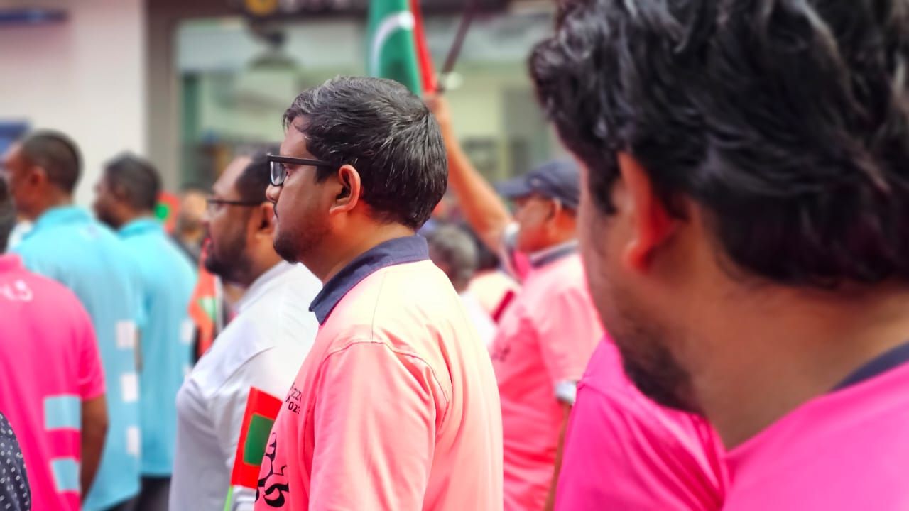 ޕީއެންސީގެ ރިޔާސީ ކެންޑިޑޭޓު ޑރ. މުހައްމަދު މުއިއްޒުގެ ކެމްޕެއިން ނިންމުމުގެ ރެލީ 