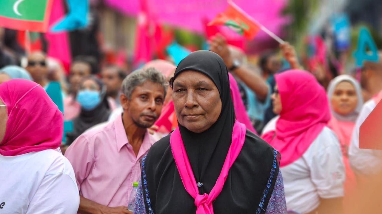 ޕީއެންސީގެ ރިޔާސީ ކެންޑިޑޭޓު ޑރ. މުހައްމަދު މުއިއްޒުގެ ކެމްޕެއިން ނިންމުމުގެ ރެލީ 