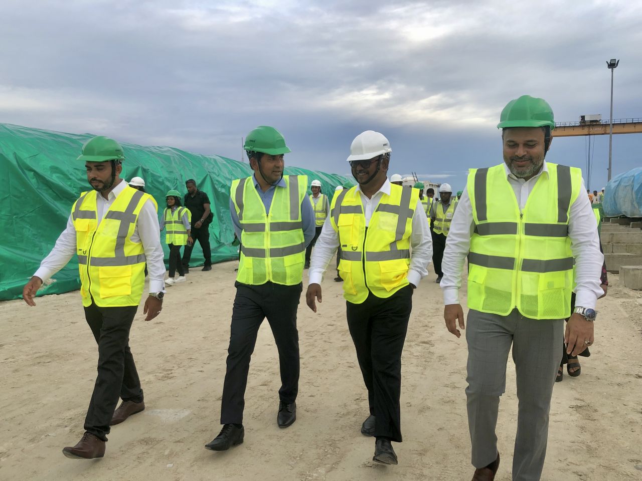 ތިލަމާލެ ބްރިޖުގެ މަސައްކަތް ރައީސް މުއިއްޒު ބައްލަވާލެއްވުން