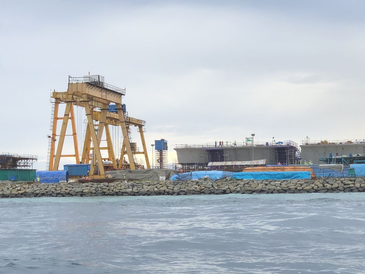 ތިލަމާލެ ބްރިޖުގެ މަސައްކަތް ރައީސް މުއިއްޒު ބައްލަވާލެއްވުން